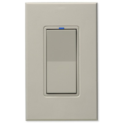 PCS 0-10V Relay Dimmer Wall Switch, 227V, Light Almond